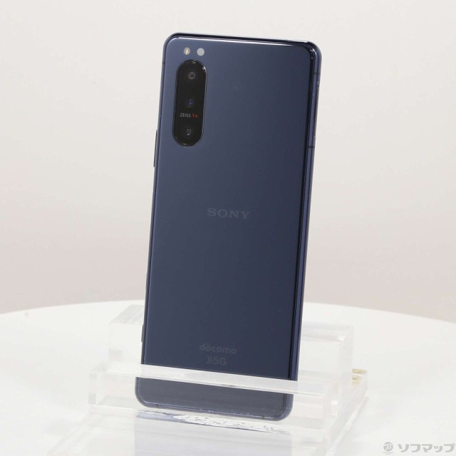 (中古)SONY Xperia 5 II 128GB ブルー SO-52A docomo(258-ud)