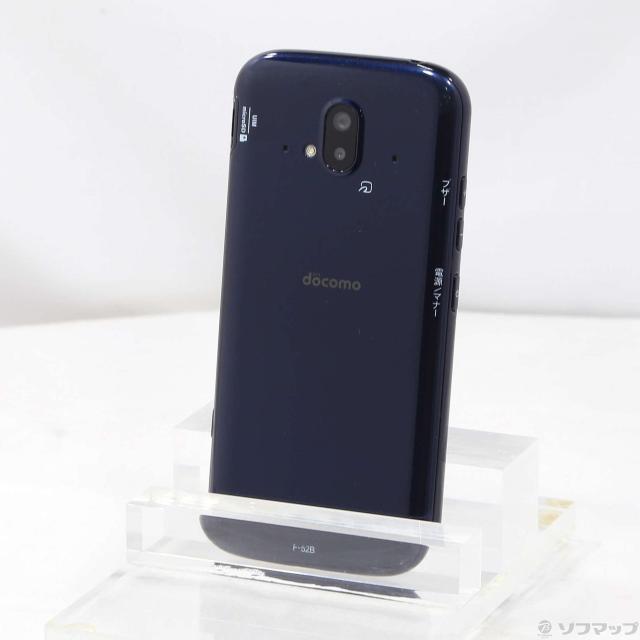 中古)FCNT らくらくスマートフォン 64GB ネイビー F-52B docomo