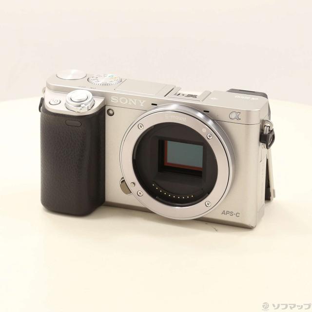 中古)SONY α6000 ボディ シルバー ILCE-6000(297-ud)