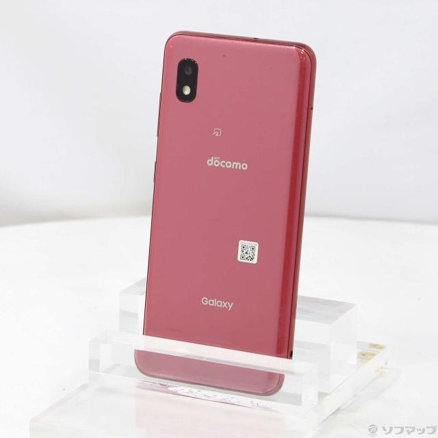中古)GALAXY GALAXY A21 64GB レッド SC-42A docomo(258-ud)