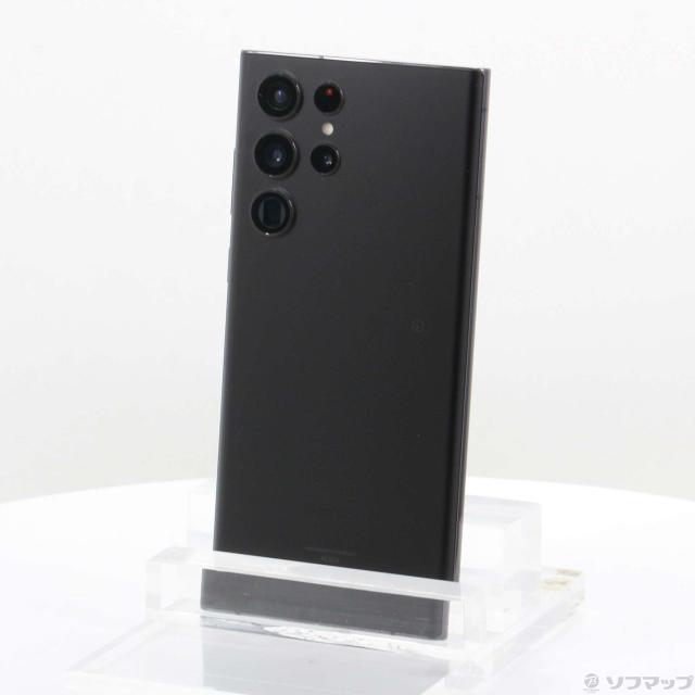 中古)SAMSUNG Galaxy S22 Ultra 256GB ファントムブラック SCG14