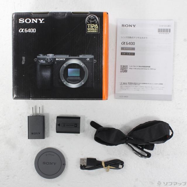 中古)SONY α6400 ボディ ブラック(344-ud)