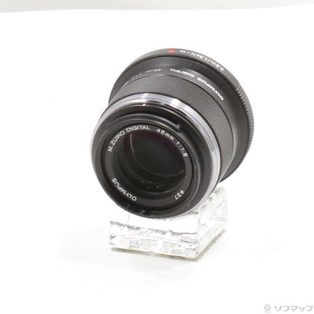 オリンパス 単焦点 M.ZUIKO DIGITAL 45mm F1.8 ブラック 中古