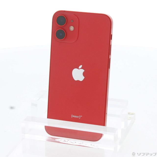 (中古)Apple iPhone12 mini 64GB プロダクトレッド MGAE3J/A SIMフリー(247-ud) 携帯電話本体