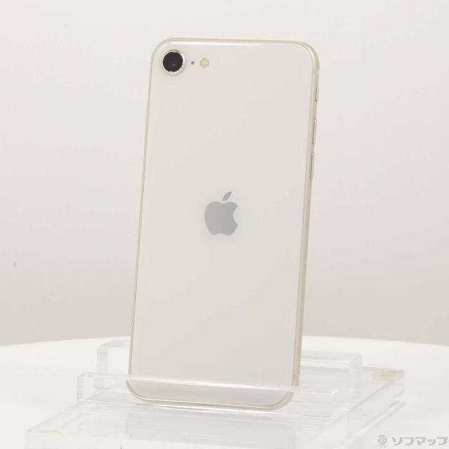 中古美品　Apple iPhone SE (第3世代) 64GB スターライト 中古)Apple iPhone SE 第3世代 64GB スターライト MMYD3J/A SIMフリー