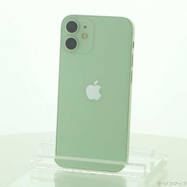 (中古)Apple iPhone12 mini 64GB グリーン MGAV3J/A SIMフリー(344-ud)