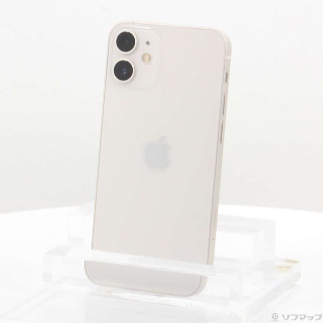 (中古)Apple iPhone12 mini 64GB ホワイト MGA63J/A SIMフリー(368-ud)