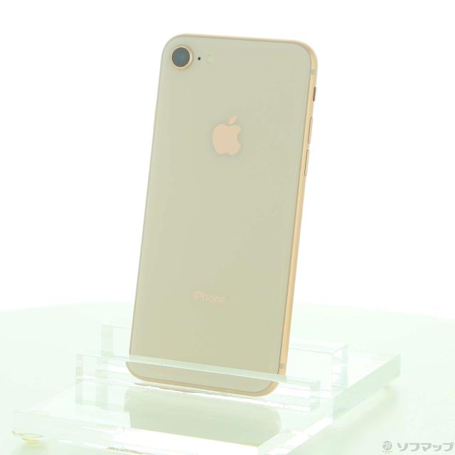〔中古品〕 iPhone8 64GB ゴールド MQ7A2J／A SIMフリー【196】