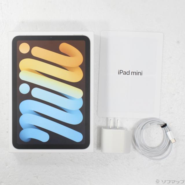 中古)Apple iPad mini 第6世代 64GB スターライト MK7P3J/A Wi