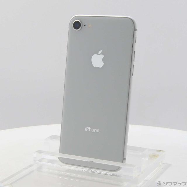 (中古)Apple iPhone8 64GB シルバー MQ792J/A SIMフリー(295-ud)