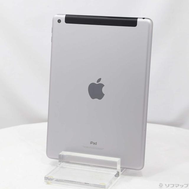 (中古)Apple iPad 第6世代 128GB スペースグレイ MR722J/A auロック解除SIMフリー(349-ud)