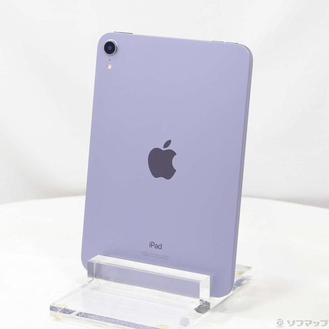 中古)Apple iPad mini 第6世代 64GB パープル MK7R3J/A Wi-Fi