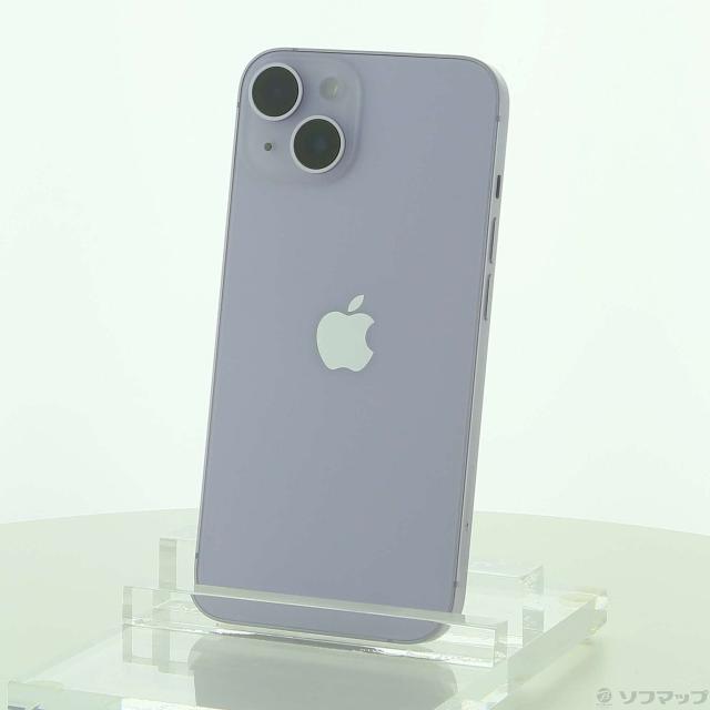 (中古)Apple iPhone14 128GB パープル MPUY3J/A SIMフリー(276-ud)