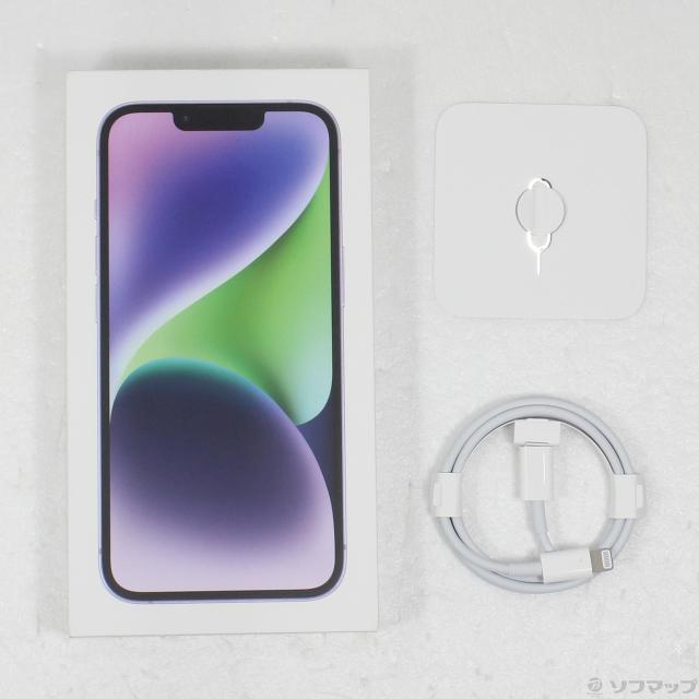 (中古)Apple iPhone14 128GB パープル MPUY3J/A SIMフリー(276-ud)_4