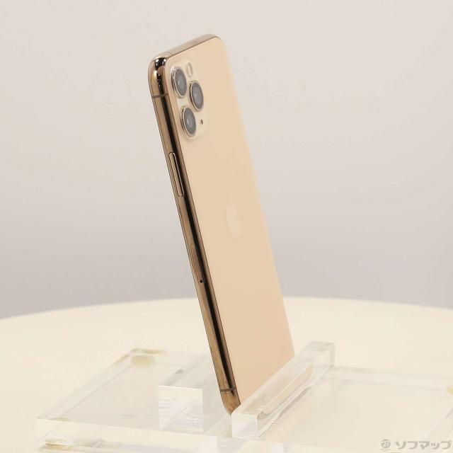 中古)Apple iPhone11 Pro 64GB ゴールド MWC52J/A SIMフリー(344-ud)