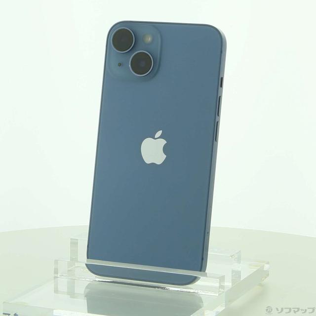 (中古)Apple iPhone14 128GB ブルー MPVJ3J/A SIMフリー(344-ud)
