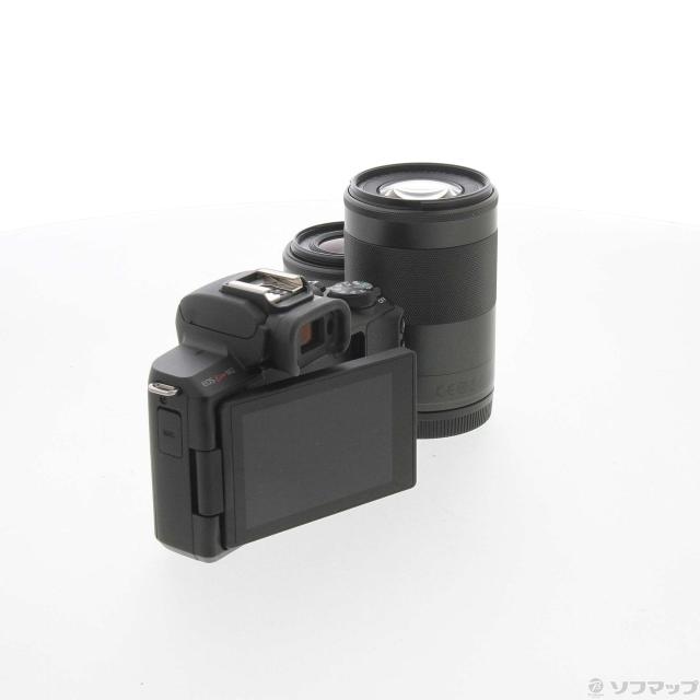 美品】Canon キャノンEOS Kiss M2 ダブルズームキット ブラック