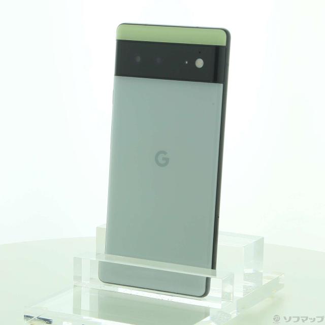 (中古)GOOGLE Google Pixel 6 128GB ソータシーフォーム GA02920 au SIMフリー(348-ud)