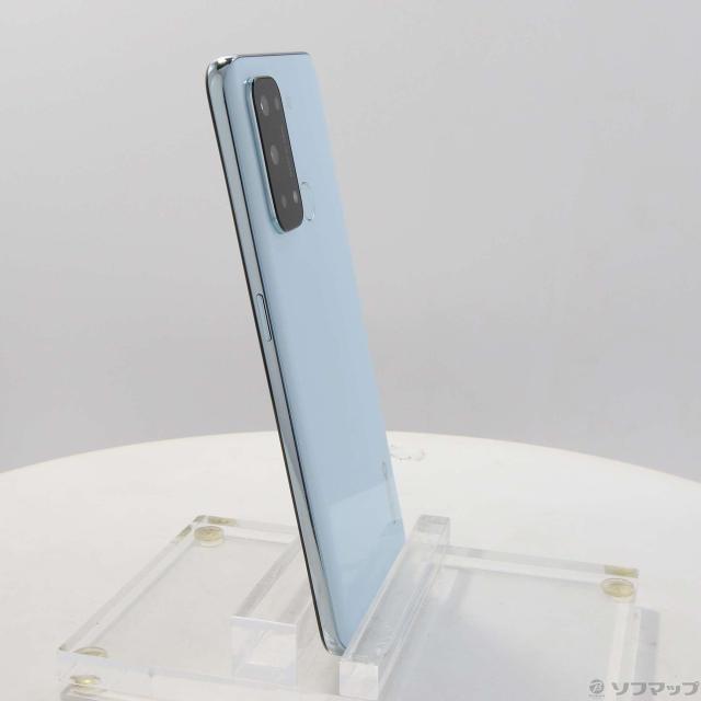 OPPO reno 5a SIMフリー アイスブルー クリアケースつき