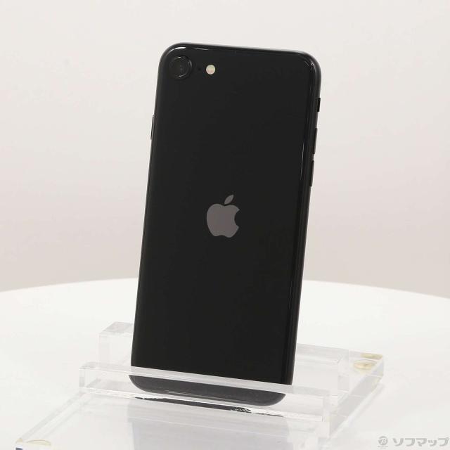 中古)Apple iPhone SE 第2世代 64GB ブラック MHGP3J/A SIMフリー(344-ud)