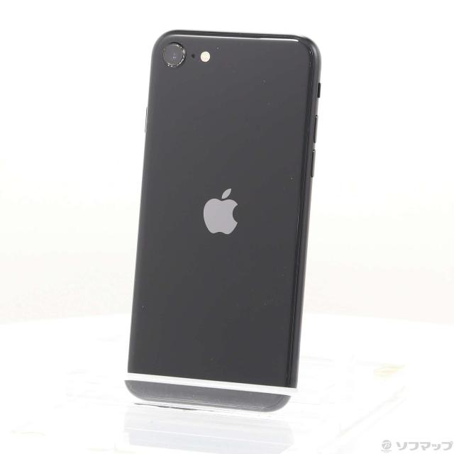 (中古)Apple iPhone SE 第2世代 64GB ブラック MHGP3J/A SIMフリー(198-ud)