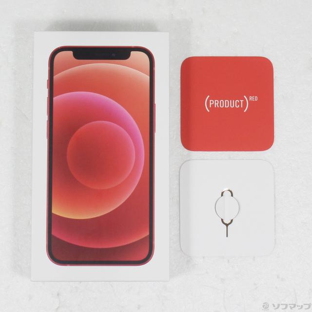 中古)Apple iPhone12 mini 128GB プロダクトレッド MGDN3J/A SIM