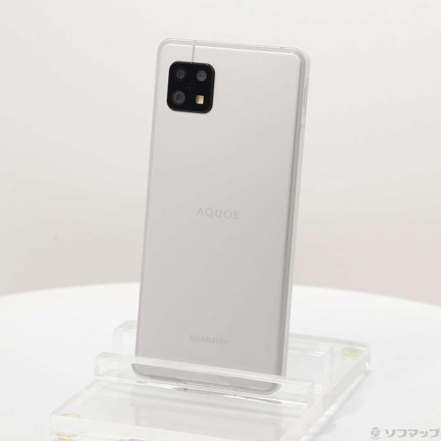 未使用 AQUOS sense6 SH-M19 シルバー 中古)SHARP (展示品) AQUOS sense6 64GB シルバー SH-M19 SIMフリー