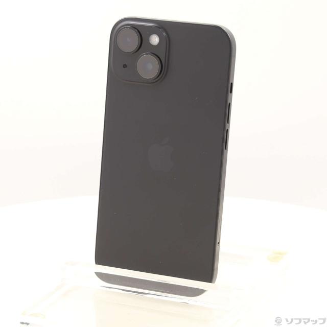 中古)Apple iPhone15 128GB ブラック MTMH3J/A SIMフリー(258-ud
