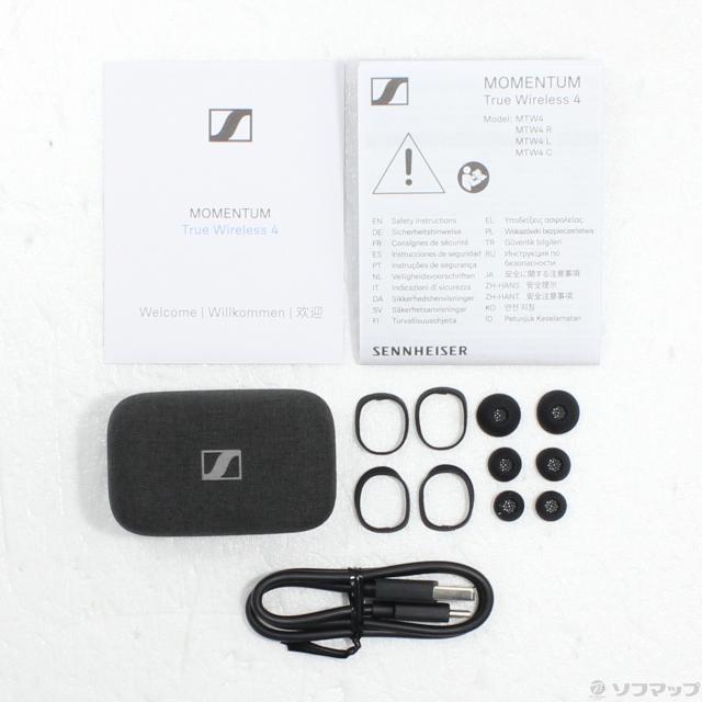 (中古)SENNHEISER MOMENTUM True Wireless 4 ブラックグラファイト(348-ud)_4