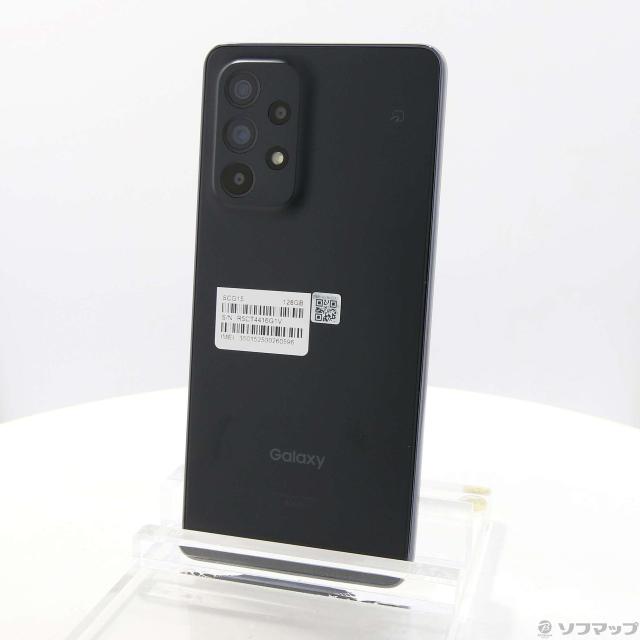 中古)GALAXY Galaxy A53 5G 128GB オーサムブラック SCG15 au