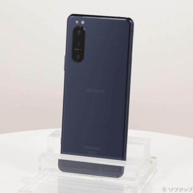 (中古)SONY Xperia 5 II 128GB ブルー SO-52A docomo(297-ud)