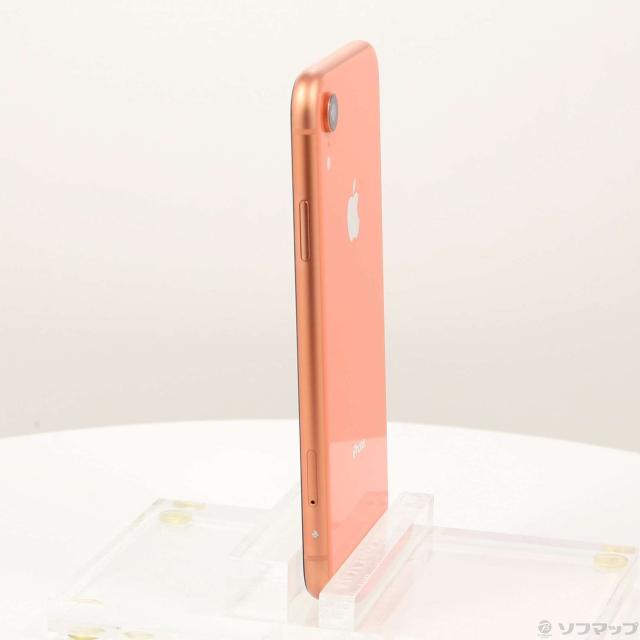 中古)Apple iPhoneXR 128GB コーラル MT0T2J/A SIMフリー(269-ud)
