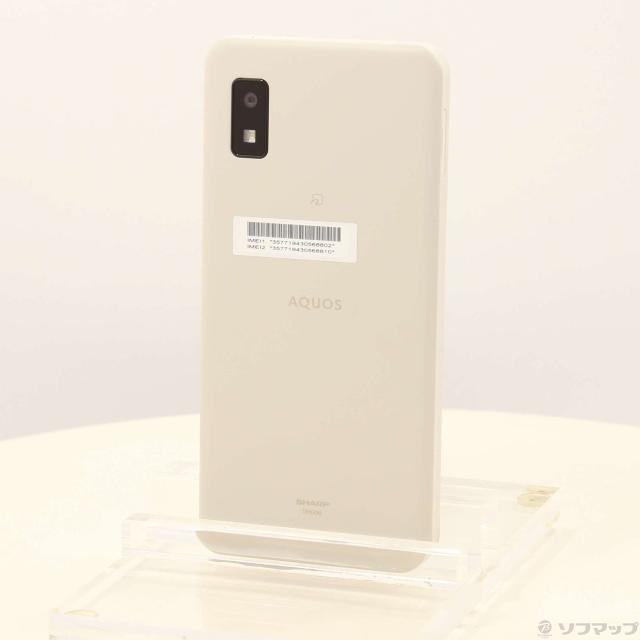 スマホ本体 SHARP AQUOS wish4 SH-52E White ドコモ 中古〕SHARP