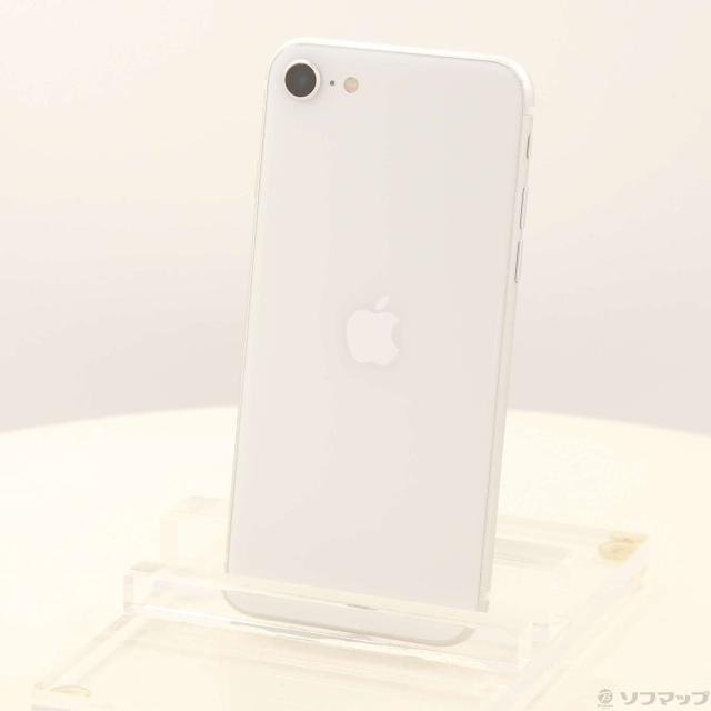 (中古)Apple iPhone SE 第2世代 128GB ホワイト MHGU3J/A SIMフリー(196-ud)
