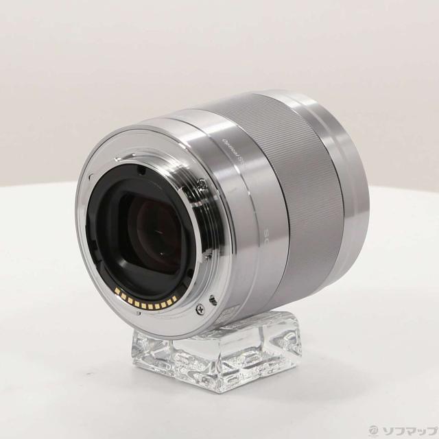 SONY E 50mm F1.8 OSS SEL50F18 Eレンズ/シルバー(381-ud)