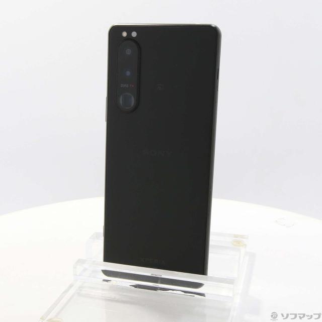 中古)SONY Xperia 5 III 128GB フロストブラック SOG05 au SIM