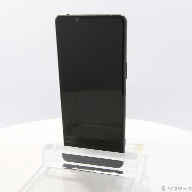 中古)SONY Xperia 5 III 128GB フロストブラック SOG05 au SIM