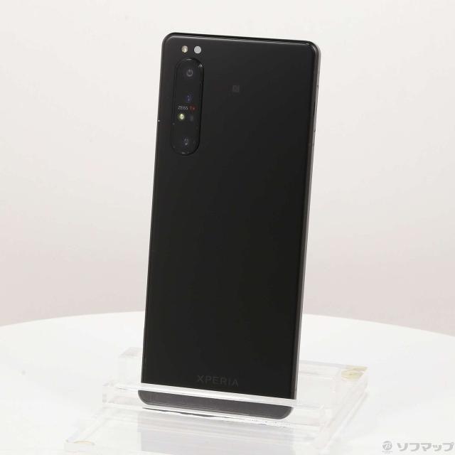 中古】SONY(ソニー) Xperia 1 II 128GB ブラック SO-51A docomoロック