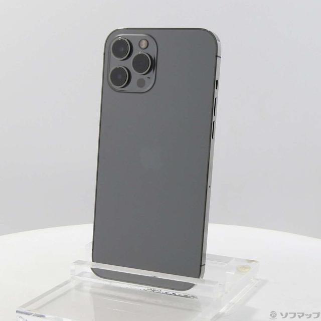 中古)Apple iPhone12 Pro Max 128GB グラファイト MGCU3J/A SIM