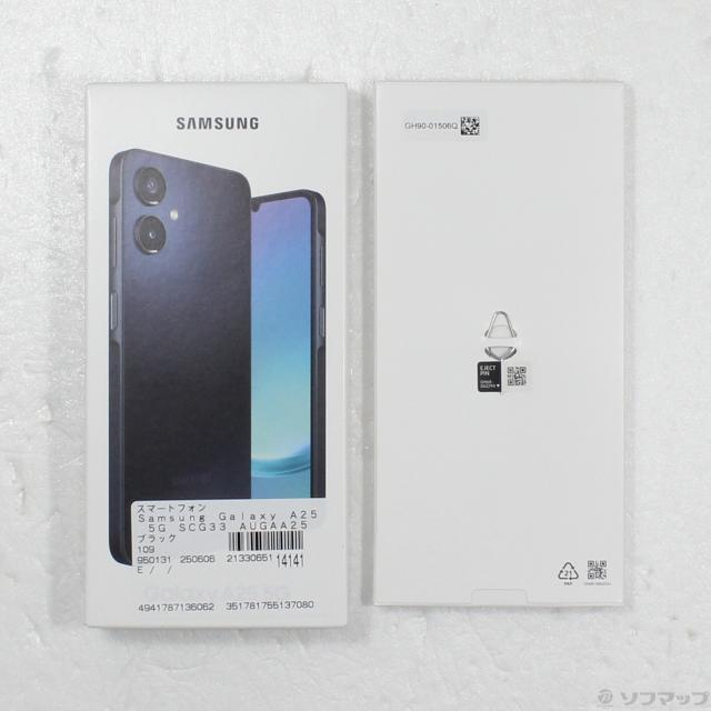 Samsung Galaxy A25 5G au版 Black 新品 未使用 ムスビー｜新品未使用 SIMフリー Samsung Galaxy A25 5G 64GB