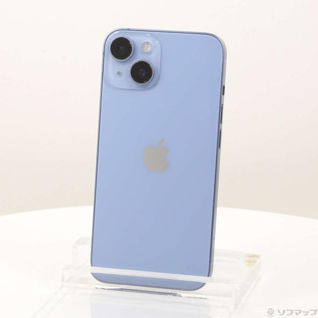 中古)Apple iPhone14 256GB ブルー MPWN3J/A SIMフリー(196-ud)