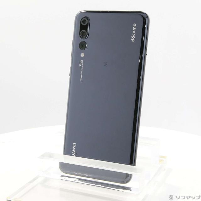 中古)HUAWEI HUAWEI P20 Pro 128GB ブラック HW-01K docomo(276-ud)