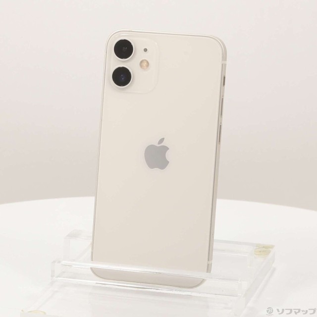 (中古)Apple iPhone12 mini 64GB ホワイト MGA63J/A SIMフリー(377-ud)