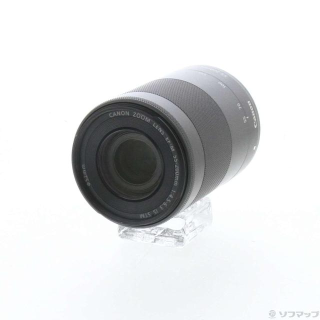 (中古)Canon 期間特価対象品 EF-M 55-200mm F4.5-6.3 IS STM グラファイト(348-ud)