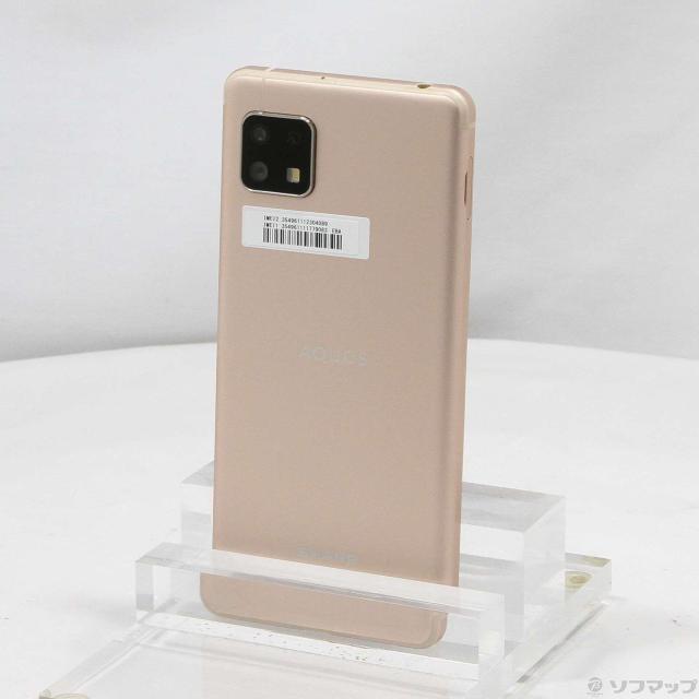中古)SHARP AQUOS sense4 lite 64GB ライトカッパー SH-RM15