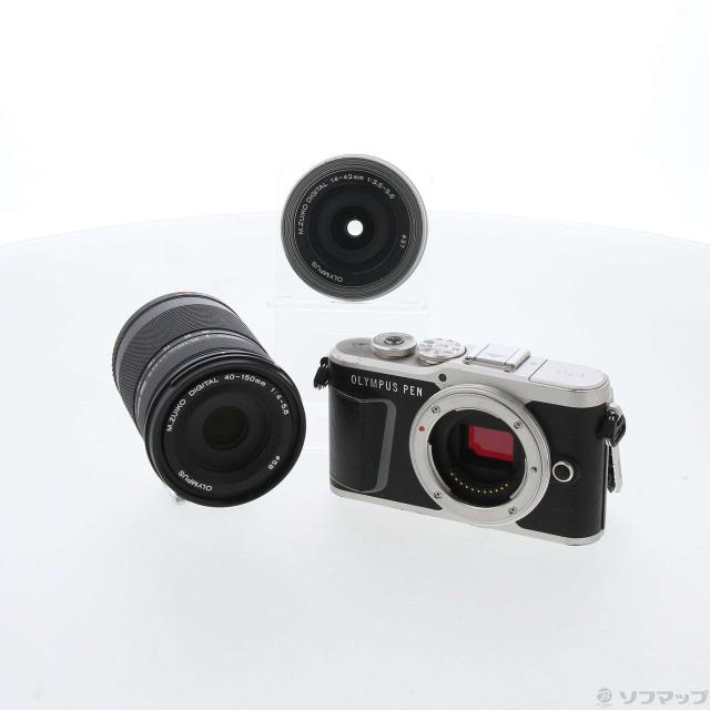 OLYMPUS E−PL9 E-PL9 EZ ダブルズームキット BLACK 中古)OLYMPUS PEN