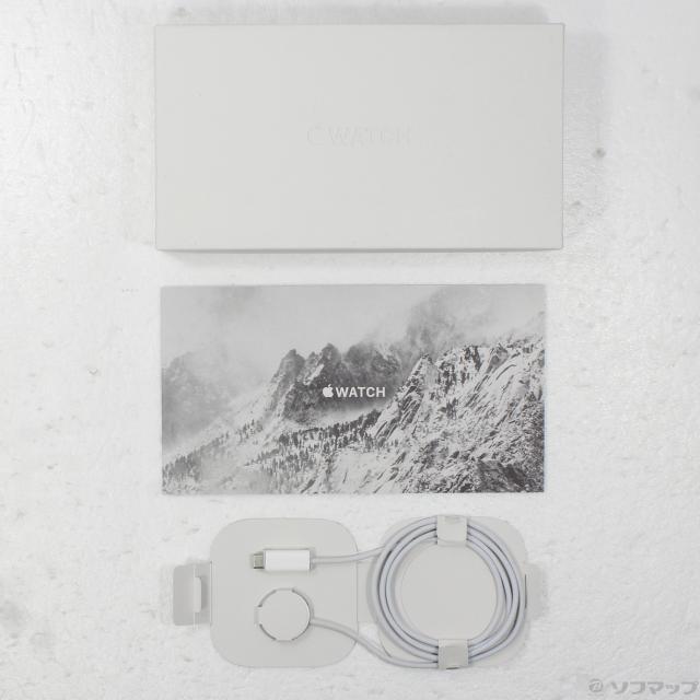 (中古)Apple Apple Watch Ultra GPS + Cellular 49mm チタニウムケース オレンジアルパインループ(344-ud)_4