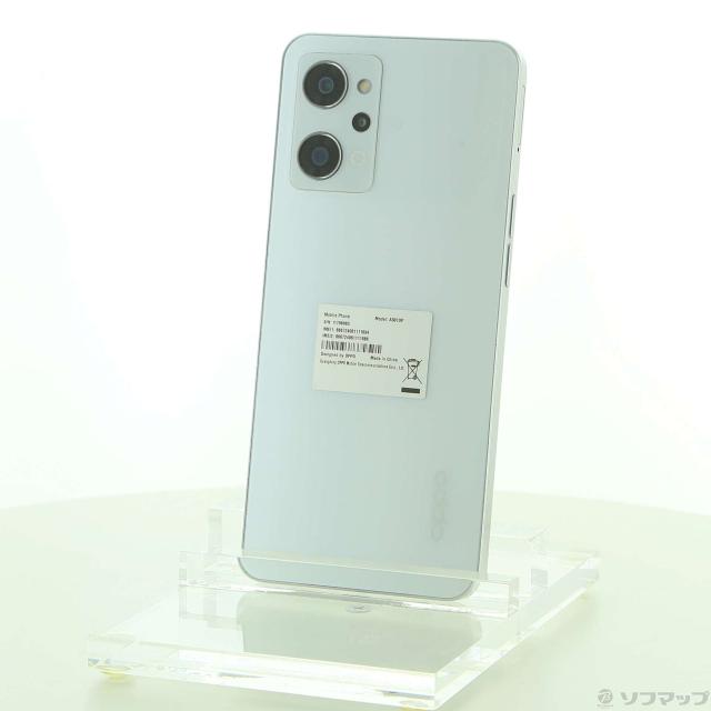OPPO Reno9 A ムーンホワイト 128GB 本体 中古)OPPO OPPO Reno9 A 128GB ムーンホワイト CPH2523 SIMフリー(344-ud)