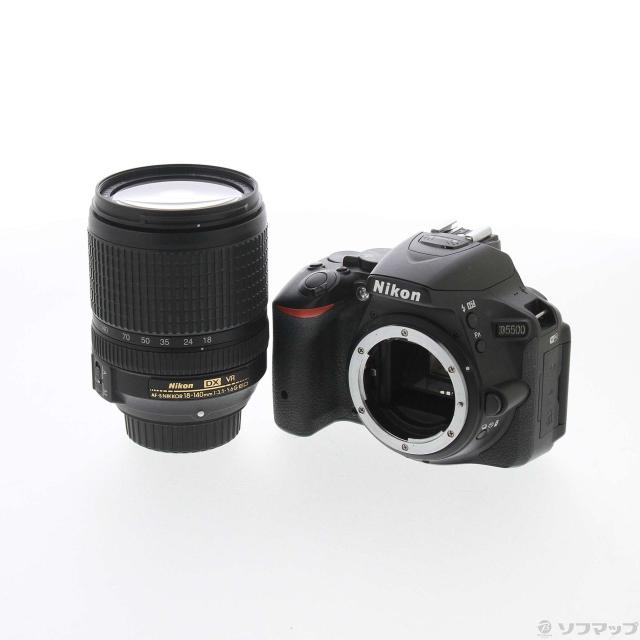 中古)Nikon NIKON D5500 18-140 VR レンズキット ブラック(297