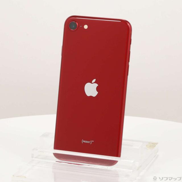 iPhone ジャンク品 中古)Apple iPhone SE 第3世代 64GB プロダクトレッド MMYE3J/A